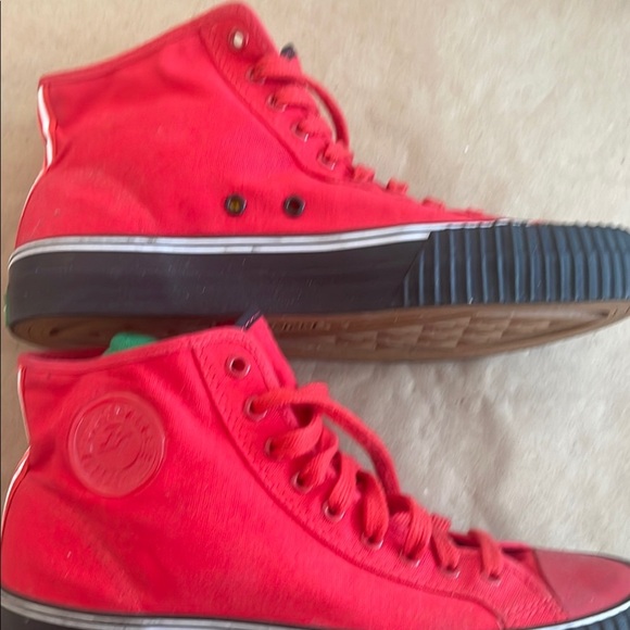 P.F flyers hi tops red - Picture 4 of 8